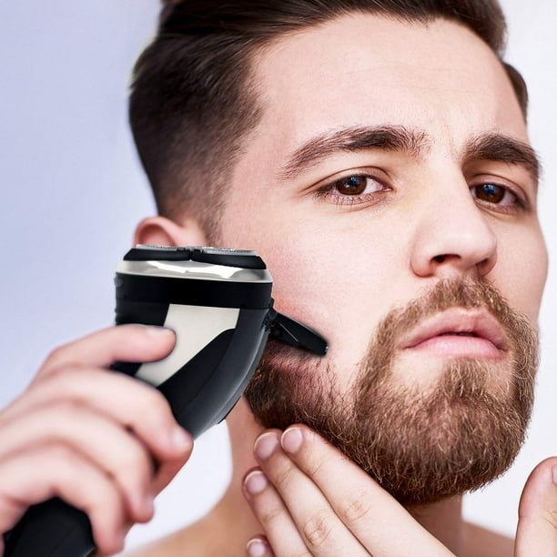 Afeitadora Recargable Inalambrica Rasuradora Electrica Para Hombre Barba  Bigote