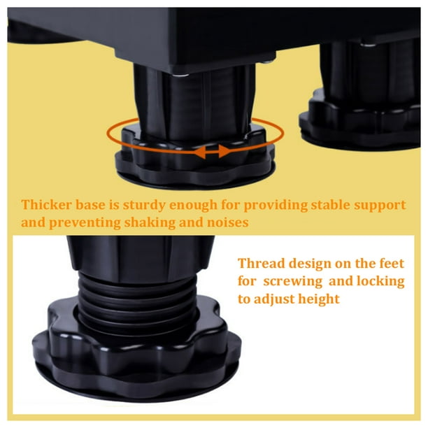 JHZDX Mini soporte para nevera, base de lavadora, base ajustable  multifuncional para lavadora y secadora, soporte de pedestal para  refrigerador, 8