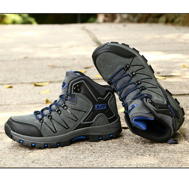 Botas de senderismo impermeables media mujer para hombre Deportes al aire  libre Trekking caminar 44 Sunnimix Zapatos de senderismo para hombre