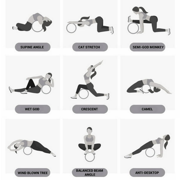 Rueda de Yoga - Fitness y Deporte 