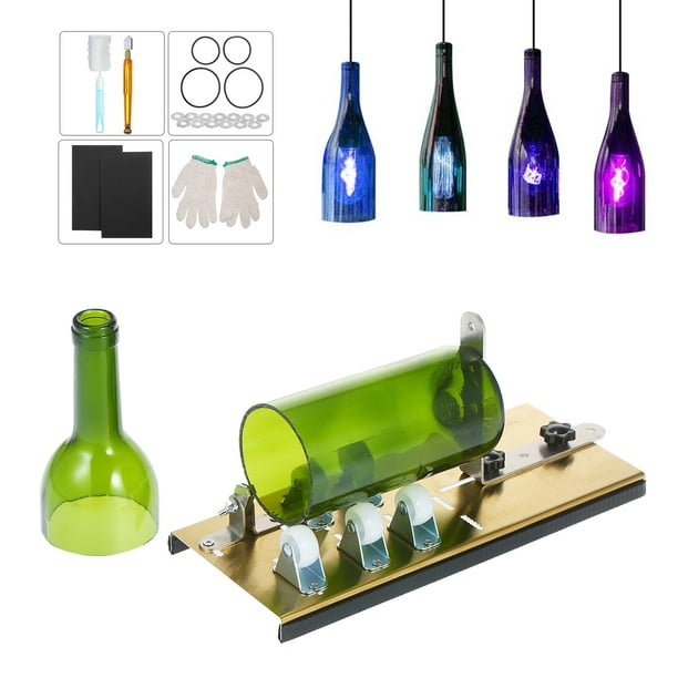Cortavidrios Irfora Kit de cortador de botellas de vidrio, cortador de  botellas, máquina de bricolaj Irfora Cortavidrios