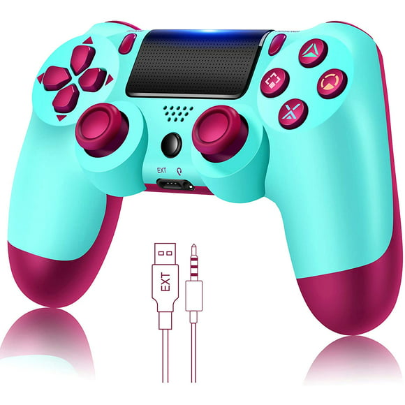 controlador inalámbrico para ps4 control remoto para playstation 4 con cable de carga control remoto berry blue nuevo modelo sincero hogar