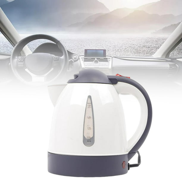  WTJMOV Hervidor eléctrico de viaje de 12 V, hervidor de té  eléctrico portátil para automóvil de 12 V, caldera de agua y calentador de  apagado automático (verde claro) : Hogar y Cocina
