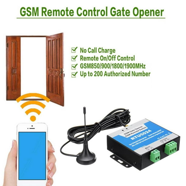 Modulo abrepuertas GSM RTU5024