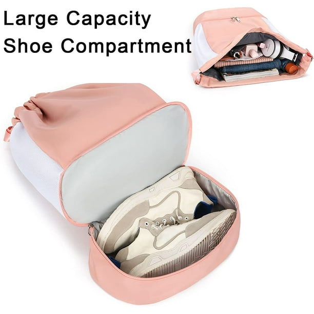 Bolsa de deporte para hombre y mujer con compartimento para zapatos,  compartimento húmedo, bolsa de entrenamiento impermeable, …
