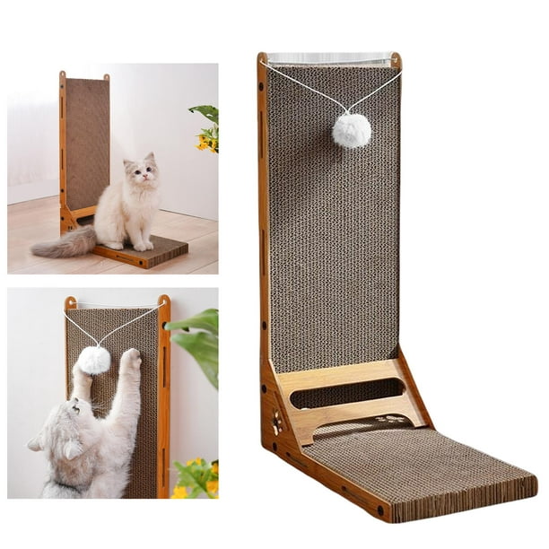 GIBZ Alfombrilla Rascador Gatos de Bambú Protector de Muebles Vertical  Alfombra para Sofá Interior Natural, con Clavos de Tornillo, 30×40cm :  : Productos para mascotas