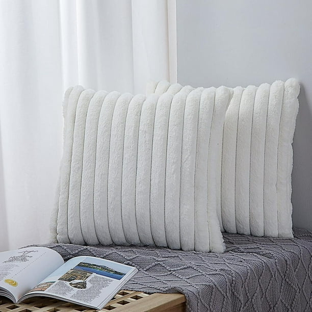 Foamily Inserto de almohadas de 18 x 18 pulgadas, almohada decorativa para  cama y sofá, fabricada en Estados Unidos, relleno de fundas para cama y