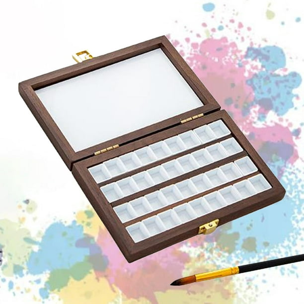 Mini paleta de acuarela portátil, paleta de cuaderno de bocetos de 12  colores, caja de pintura, paleta de pintura de viaje, paleta de acuarela  para