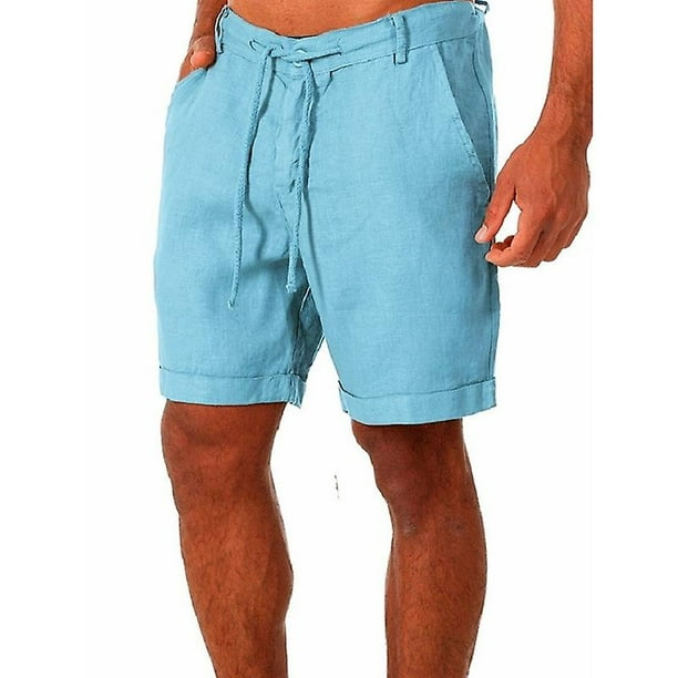 Comprar Nuevos pantalones de lino y algodón para hombre, pantalones de lino  de Color sólido transpirables de verano para hombre, ropa informal  deportiva S-4XL para hombre