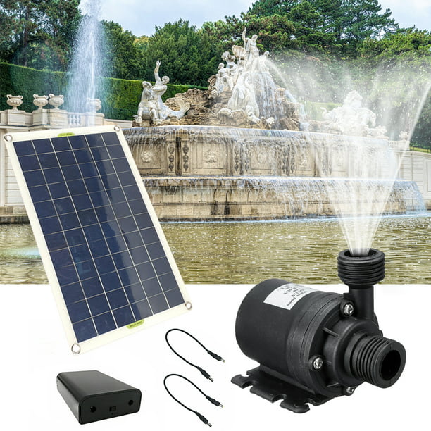  Fuente solar, bomba de agua solar estable para estanque al aire  libre : Patio, Césped y Jardín