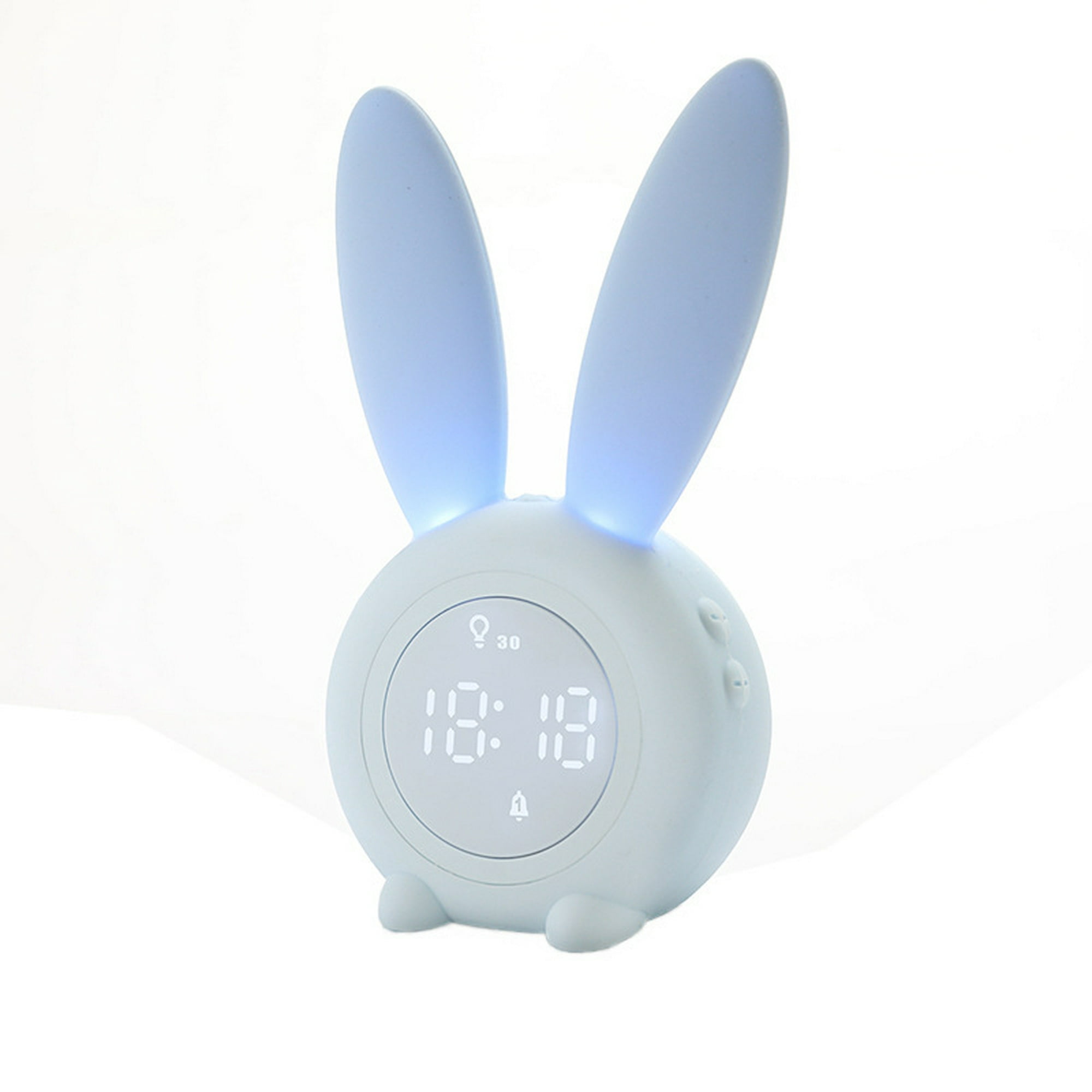 Lindo Conejo Despertador Niños Creativo LED Reloj Estudiante Reloj  Electrónico Pequeño Despertador R JAMW Sencillez