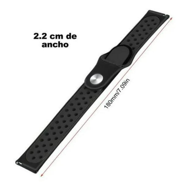 Correa Extensible Smartwatch Reloj Universal 2 Cm Deportivo Genérica Suave
