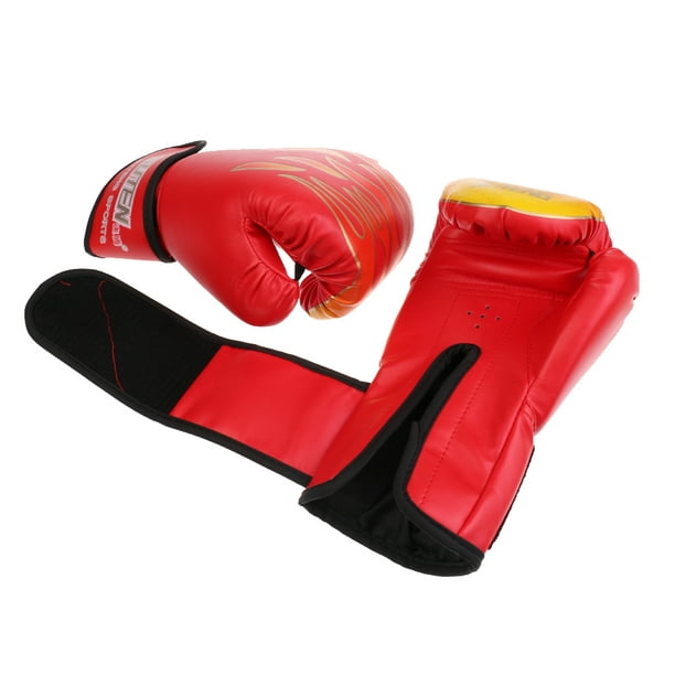 Guantes de boxeo de competición para hombre y adulto, guantes  de sanda profesionales de entrenamiento de lucha contra lucha de gama alta  guantes de bolsa de arena (color: rojo, tamaño: 8