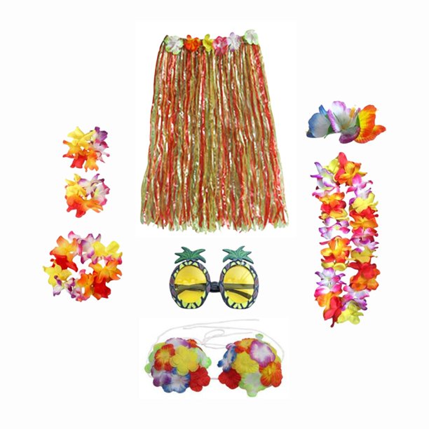 Hawaiian costume  Trajes hawaianos, Vestuario hawaiano, Vestidos hawaianos  para fiesta