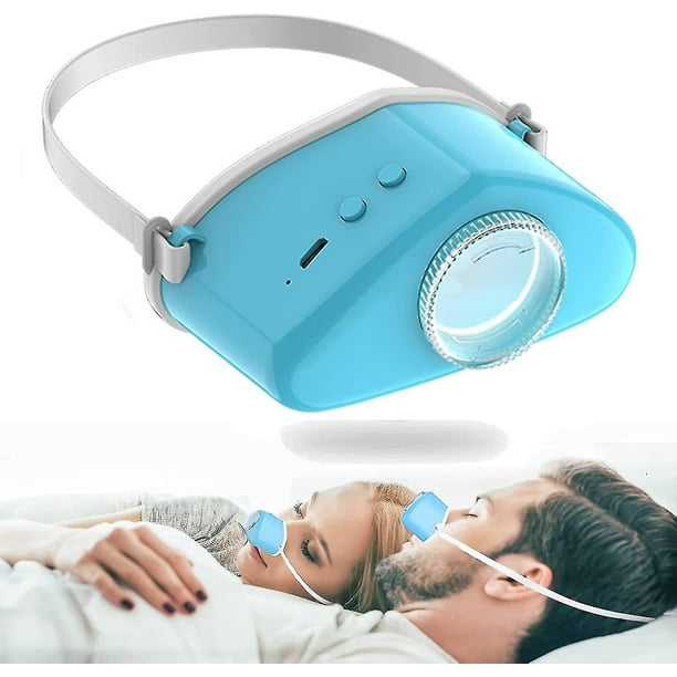 Dispositivo antirronquidos ronquido eléctrico alivio de la respiración  hombres ronquidos reducción ayuda para dormir portátil viajes cuidado de la  salud suministros blanco Inevent CE001441-02B