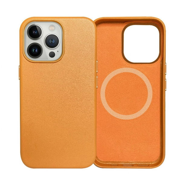 Funda silicona con cuerda iPhone 12 / 12 Pro (naranja) 