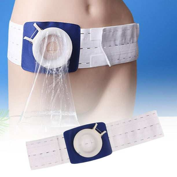  YUESFZ Cinturón de hernia de ostomía, ropa de apoyo de  colostomía, uso en el estoma abdominal para fijar la bolsa para prevenir el  cinturón de hernia parastomal (color: 1.6 in, tamaño