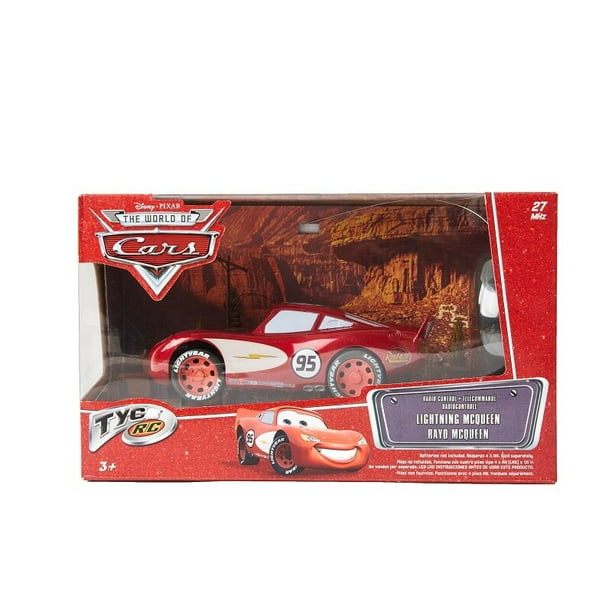 Vehículo cars rayo mcqueen con control remoto original rc DISNEY