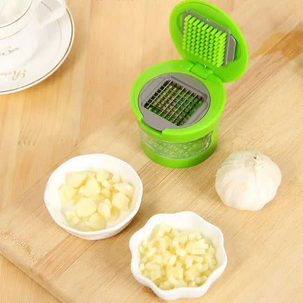 Kitchen Innovations - Picadora de ajo y recipiente de almacenamiento para cortar  ajos, herramienta de cocina : : Hogar y cocina