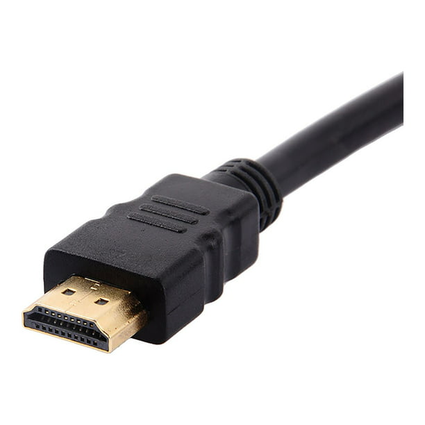 Cable adaptador HDMI macho 1080P a doble HDMI hembra de 1 a 2 vías HDMI  divisor para HDTV HD, LED, LCD, TV, soporta dos televisores al mismo tiempo  Ofspeizc HMHZ1556