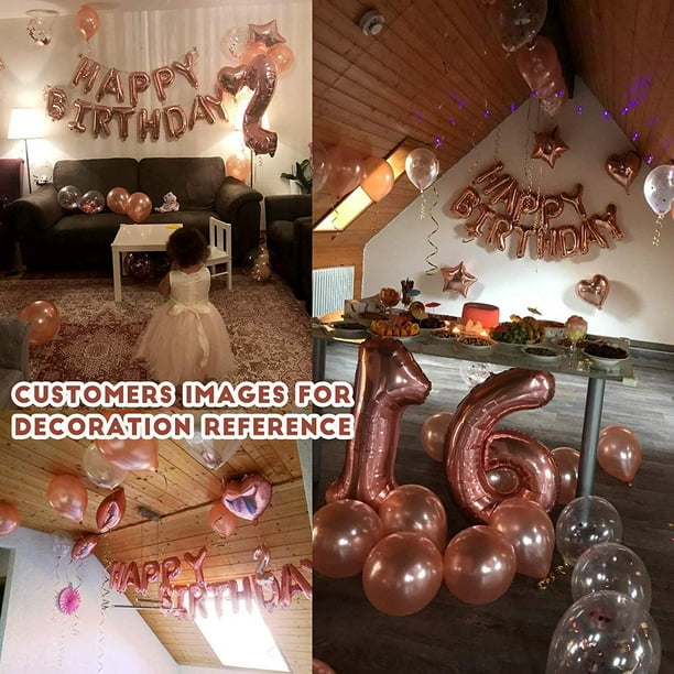 Happy Birthday decoration  Decoración de unas, Decoracion de cumpleaños,  Globo sorpresa de cumpleaños