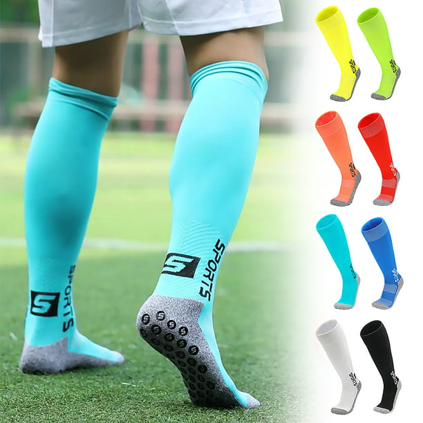 Calcetines deportivos de fútbol para niños, medias antideslizantes de  agarre para correr al aire libre, 1