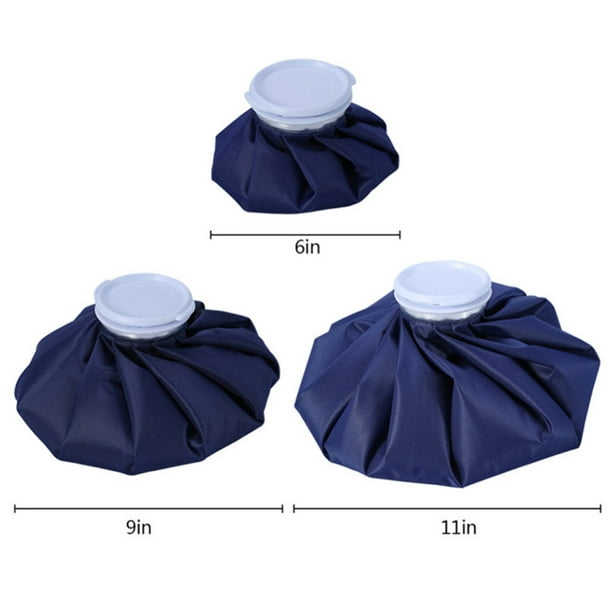 Bolsas De Hielo Bolsa de hielo reutilizable para lesiones en la rodilla,  alivio del dolor de cuello, paquete de hielo frío (6 pulgadas)