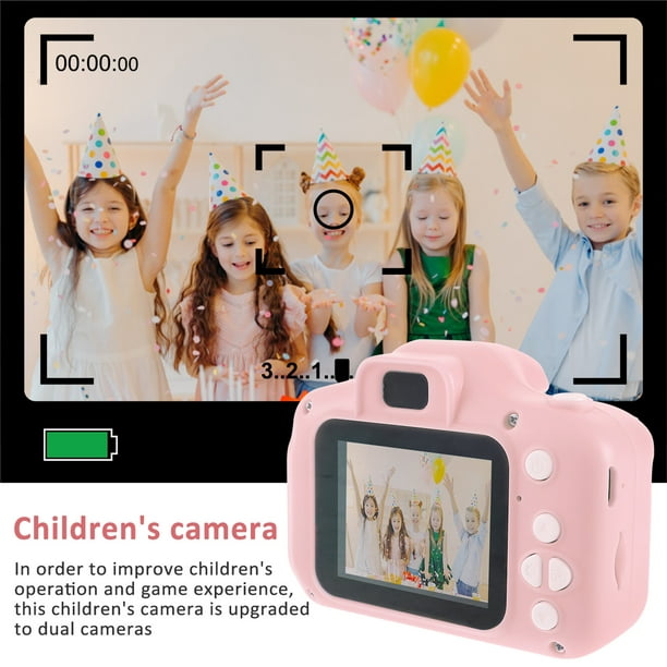 Compre KX-01 Cámara de Impresión de Pantalla de 2.4 Pulgadas Juguete Para  Niños Mini Estudiante de Cámara Digital Cámara de Selfie de Dibujos  Animados Portátiles Para Cumpleaños Para Cumpleaños - Rosa/amarillo en