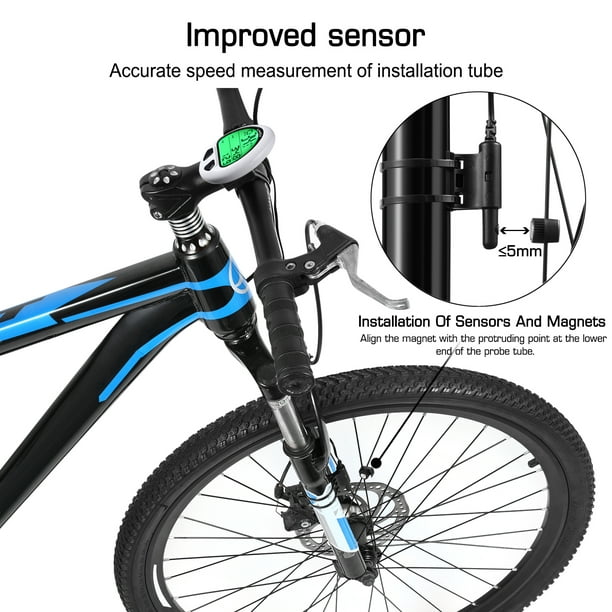 Ordenador de Ciclismo de bicicleta inalámbrico con cable