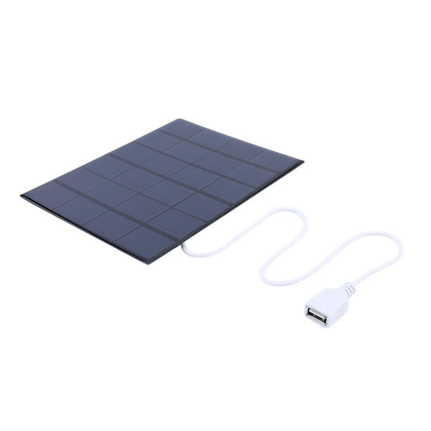 Panel solar USB 5W 6V Cargador solar portátil para carga de batería  Phone/3-5V WDOplteas Para estrenar
