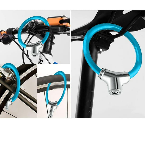 Candado para bicicleta, antirrobo, ligero, irrompible, para rueda de  bicicleta, candados portátiles MFZFUKR 221591-2