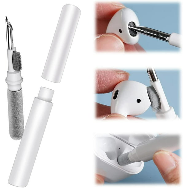 Bolígrafo de limpieza Bluetooth para auriculares inalámbricos, kit de  limpieza para Airpods Pro 1 2, Ormromra CZJP-HY6