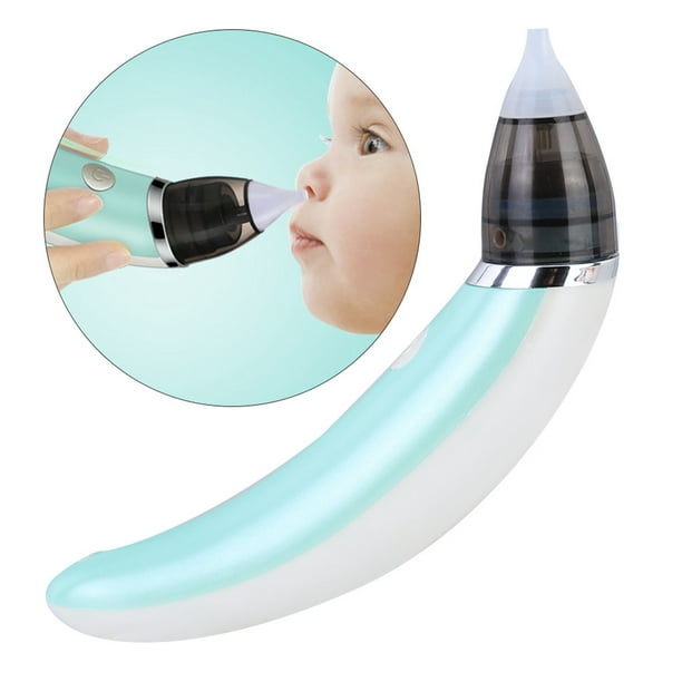 Aspirador nasal para bebe en silicona + accesorio limpieza oido