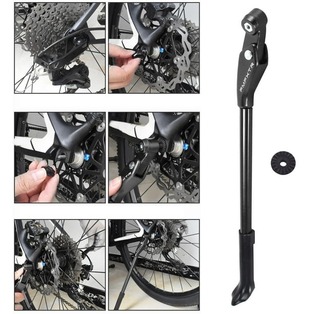 Soporte de bicicleta para bicicleta de montaña – Soporte ajustable  Accesorios de bicicleta para bicicletas de adultos, soporte lateral de  bicicleta