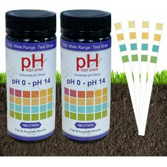 tiras reactivas de ph 200 tiras reactivas de ph para suelos tiras reactivas de ph para suelos papel de prueba ph 014 probador de ph para suelos de jardín