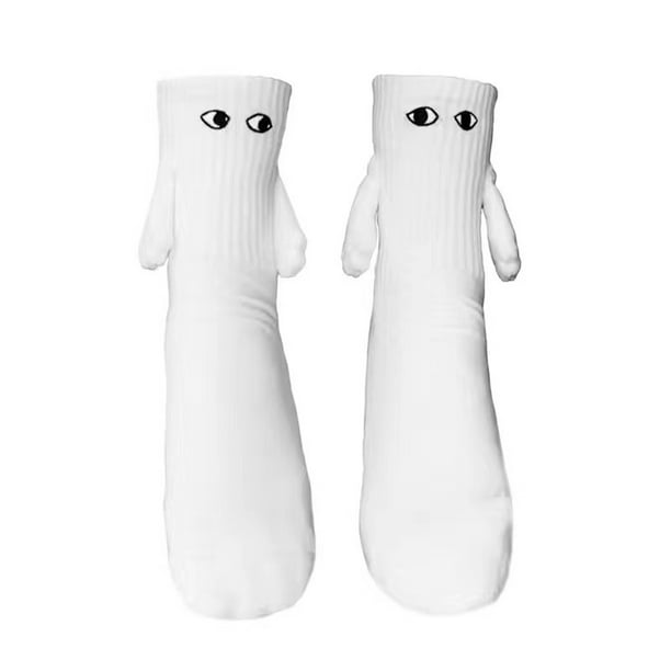 Calcetines magnéticos de mano con ojos 3D para hombre y mujer
