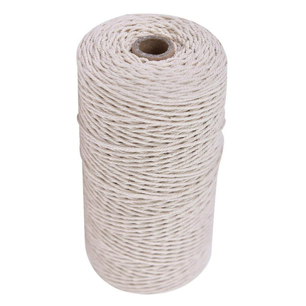 Cordón de macramé de algodón Cordón De Algodón Trenzado Cuerda Macramé  Artesanal DIY Pulsera Artesanía 3 Mm 3 mm Magideal Cordón de macramé de  algodón