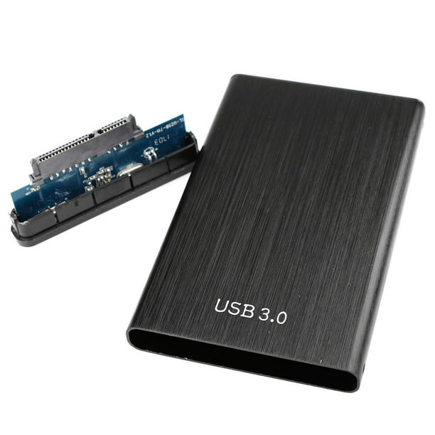 2.5 U3.0 Disco Duro 6 Elegante Negro De Aluminio Caja de disco duro | Walmart en
