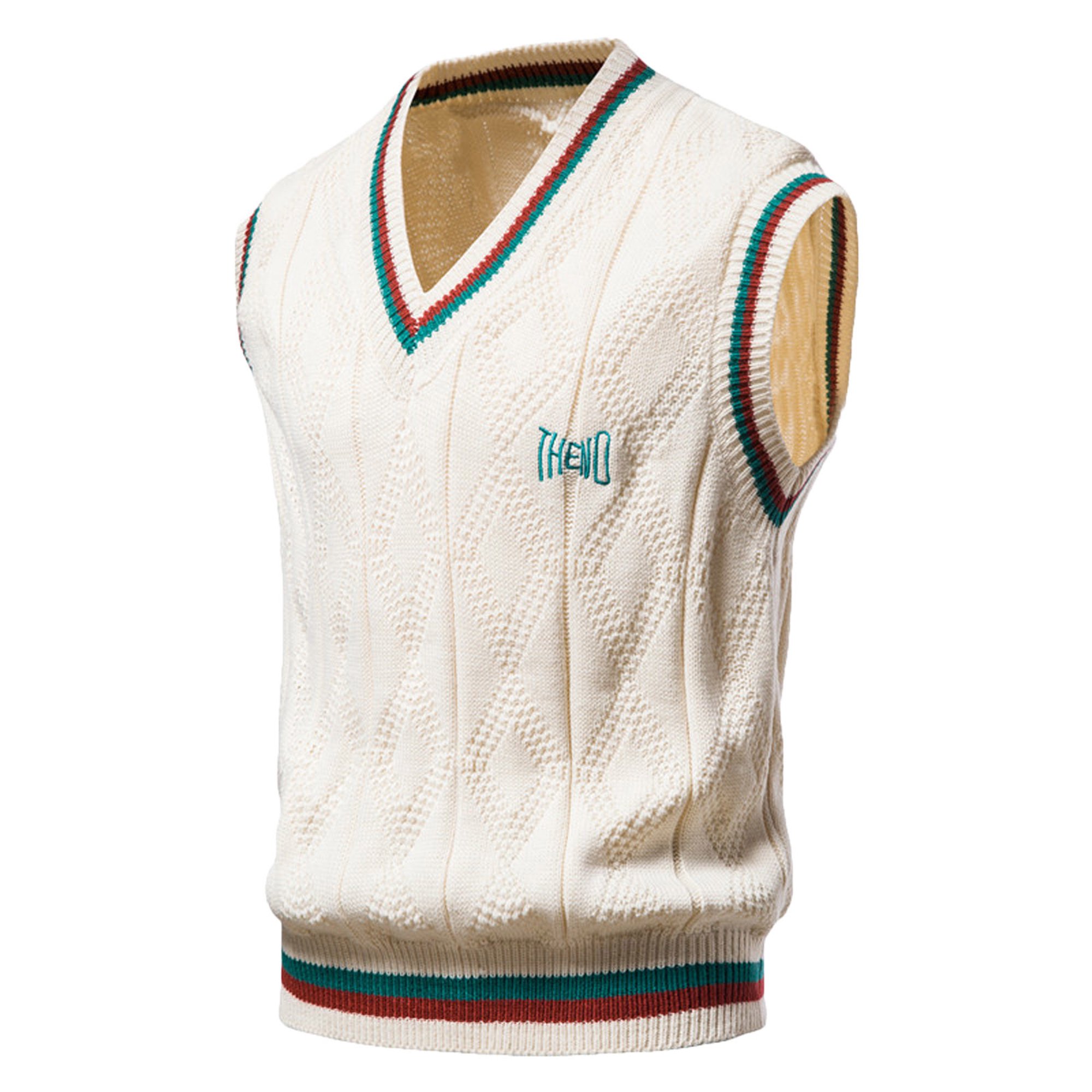 Chaleco Punto Estilo Cricket Hombre