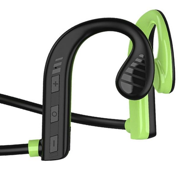 mucro Auriculares deportivos para correr, auriculares con cable sobre la  oreja, auriculares con gancho para los oídos, auriculares con micrófono  para