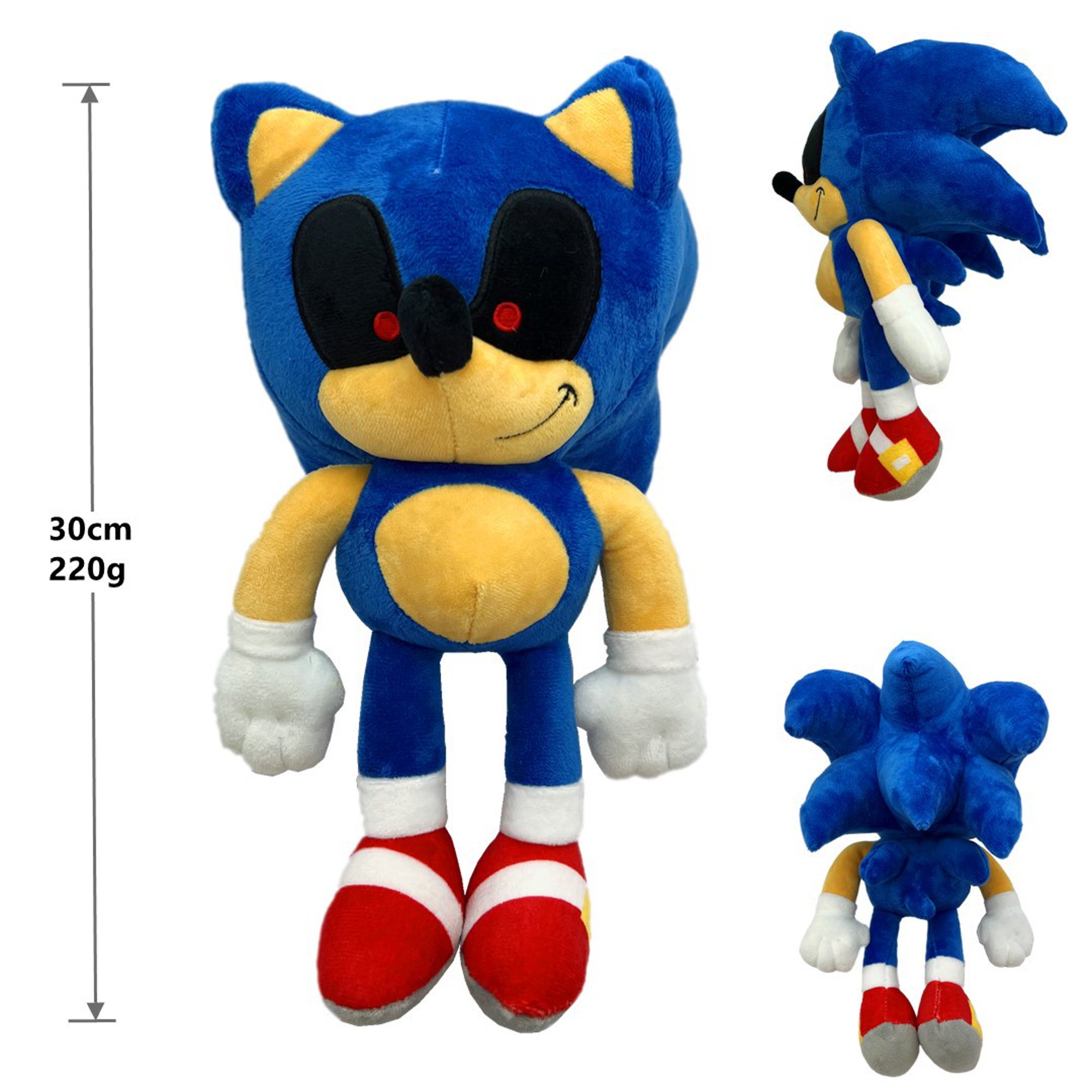 Sonic The Hedgehog - Sega- Peluche Sonic - Medidas 30 cm - Color azul :  : Juguetes y juegos