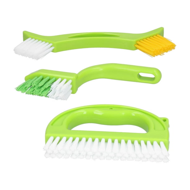 4 Uds Cepillo limpiador de lechada de plástico + cepillo de limpieza de  nailon para limpiar juntas de azulejos bañeras y suelos ANGGREK Otros