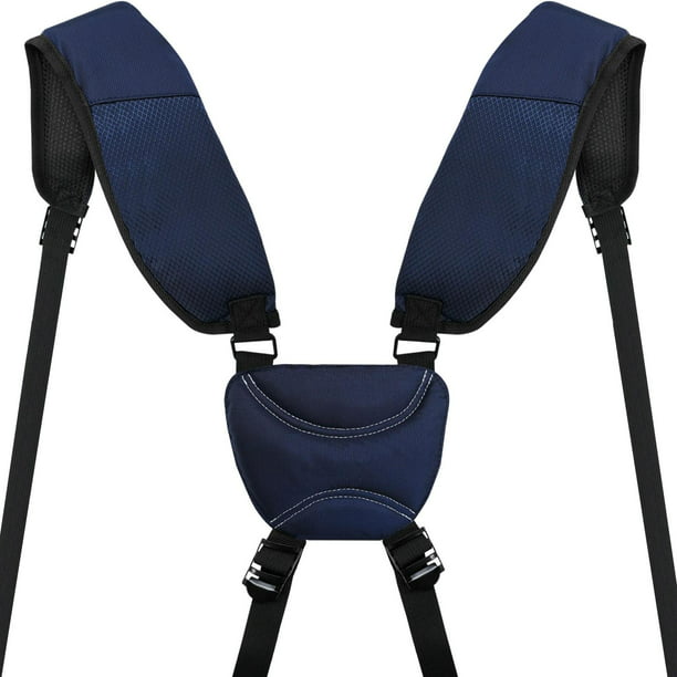 Correa de hombro para bolso de hombro, asa de cartera de bricolaje, hebilla  de repuesto ajustable para cinturón cruzado (color azul claro, tamaño