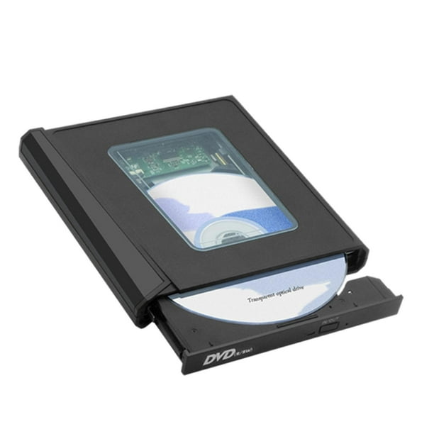 Grabador de CD externo Yotijar USB 3.0, Lector CD/DVD-RW, en Negro