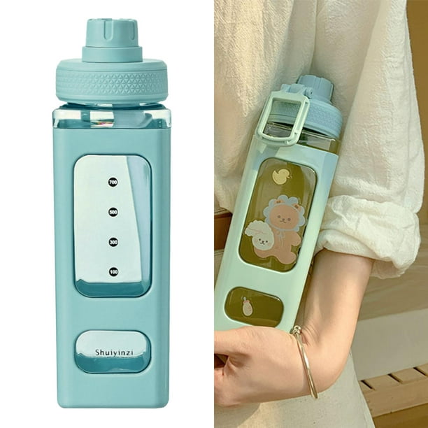 Botellas Botellas de agua para sin BPA Botellas Agua potable Botella de agua  s Té Leche VERDE Soledad Botellas de Oso Kawaii