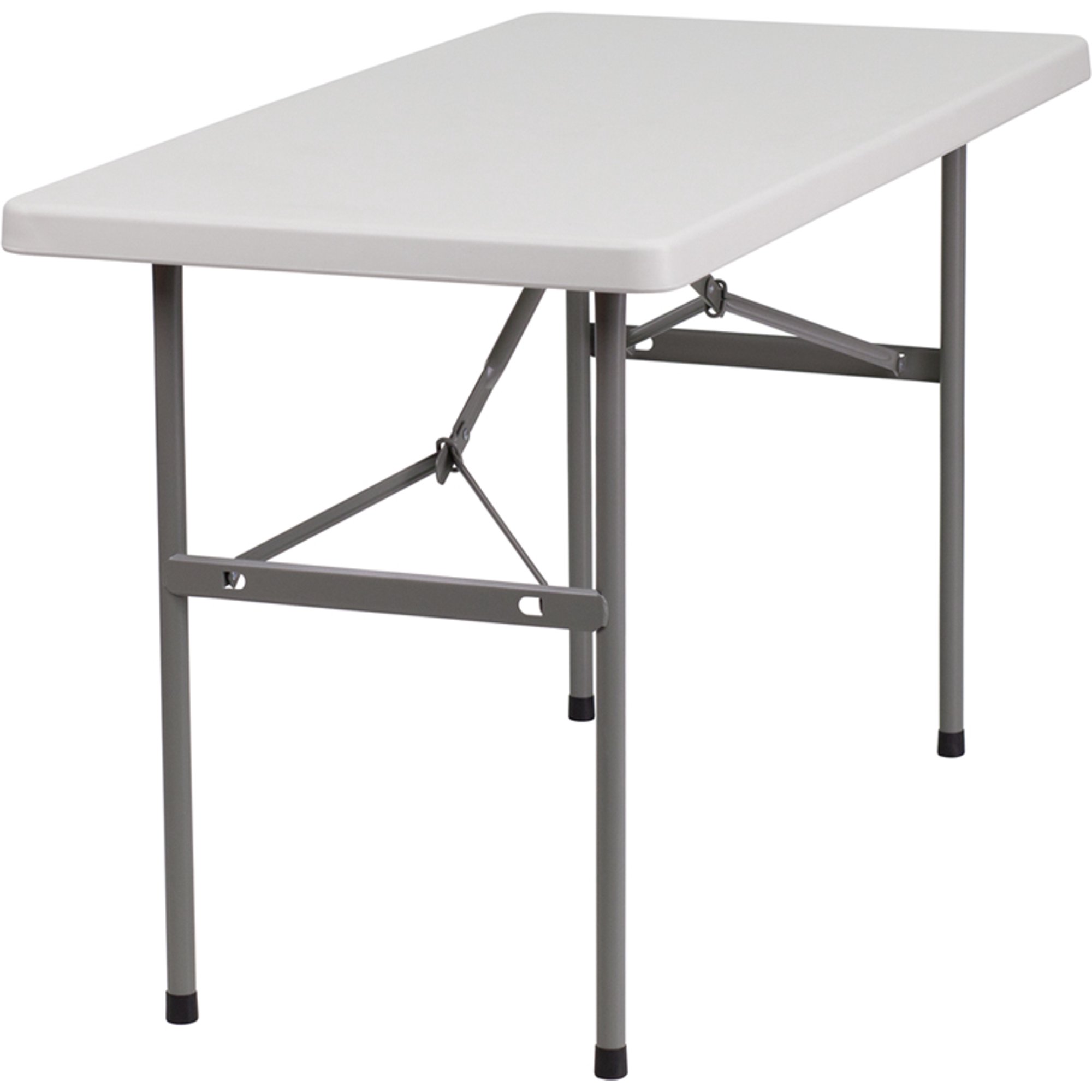 Mesa plegable de altura ajustable, granito blanco