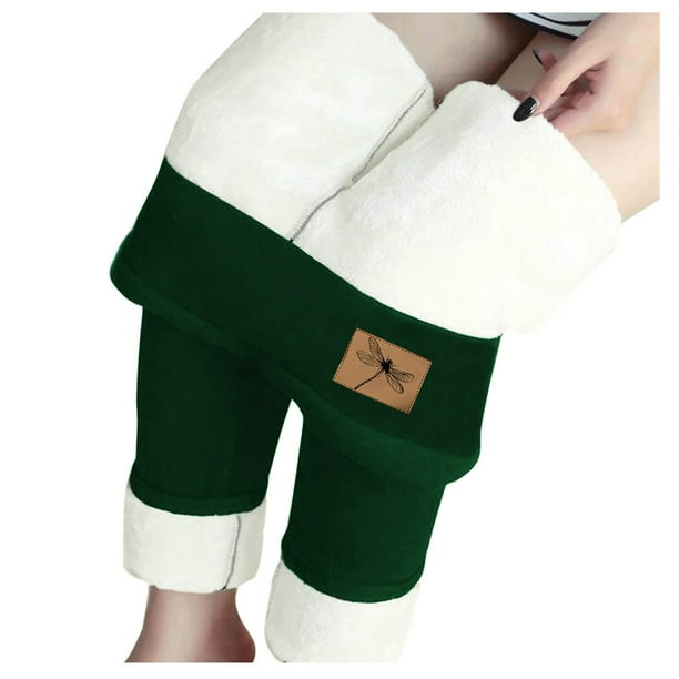 Gibobby Pantalones térmicos de mujer para el frío Leggings de invierno para  mujer, térmicos, pantalones de entrenamiento(Negro,G)