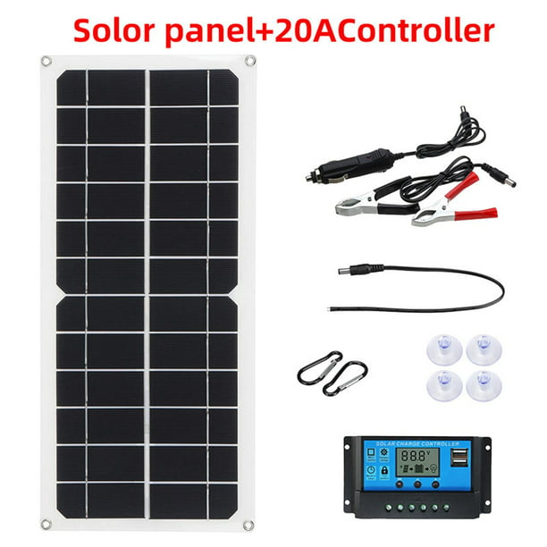Panel Solar Fotovoltaico 20W 12V Monocristalino