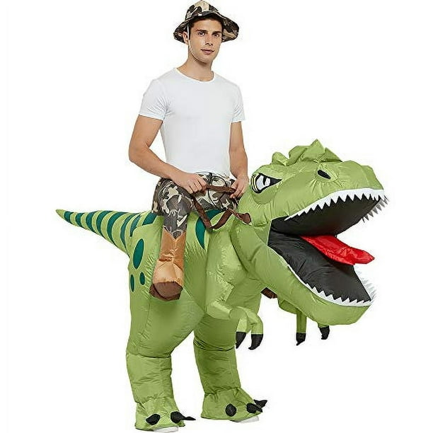 Disfraz de Dinosaurio Inflable Disfraces de Soplado de Aire Disfraz de  Halloween Disfraz Inflable para Adultos y Niños para Fiesta de  HalloweenCosplayTraje de Muñeca ANGGREK Otros