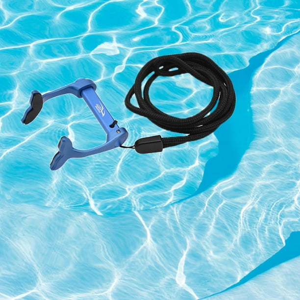 Pinza de natación para antideslizante con cuerda antipérdida para equipos  deportivos adultos Snorkel Macarena Clip de nariz de buceo